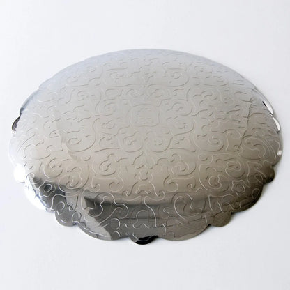 Alessi vassoio rotondo decorato acciaio inox 35 cm Marcel Wanders design