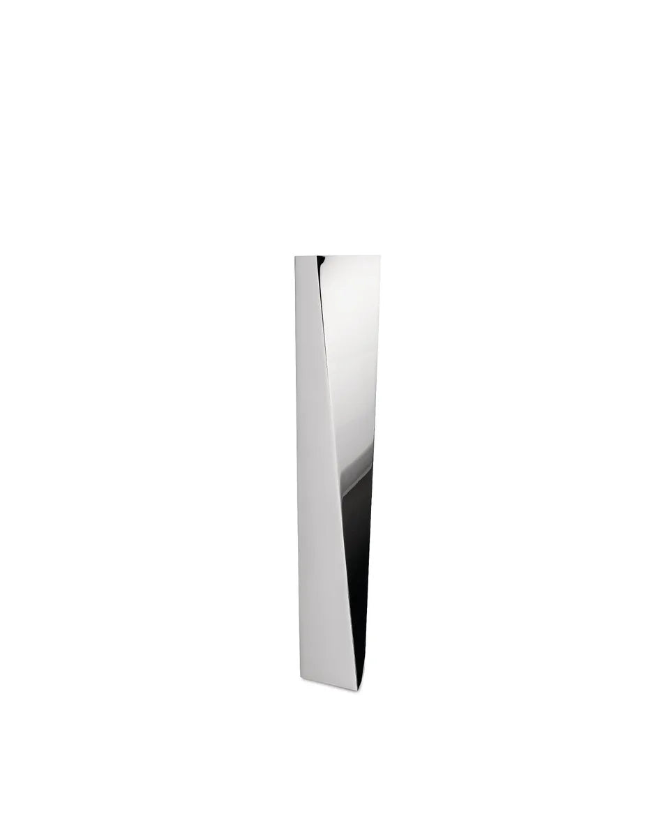 Alessi vaso ZH01 Crevasse acciaio inox design Zaha Hadid