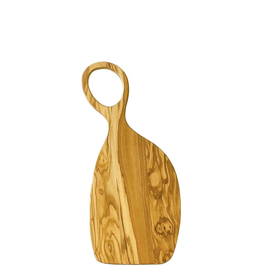 Ambiente Tagliere Amedeo in legno di olivo con forme sinuose - Stilmobili