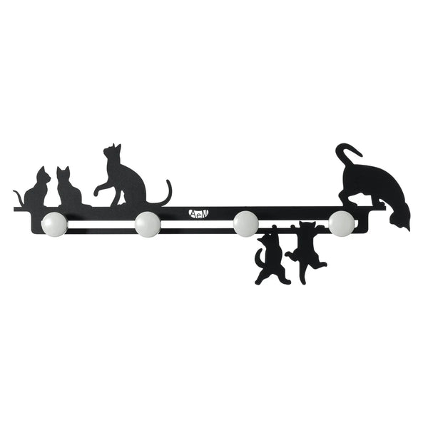 Arts &amp; Crafts - Cattitude Large Iron Wall Hanger — Arti & Mestieri