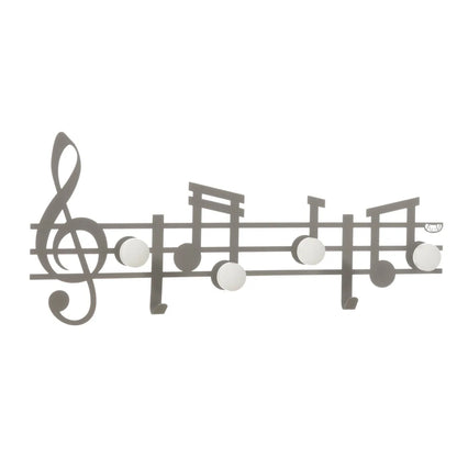 Arti & Mestieri appendiabiti in ferro con note musicali design musicale - Stilmobili