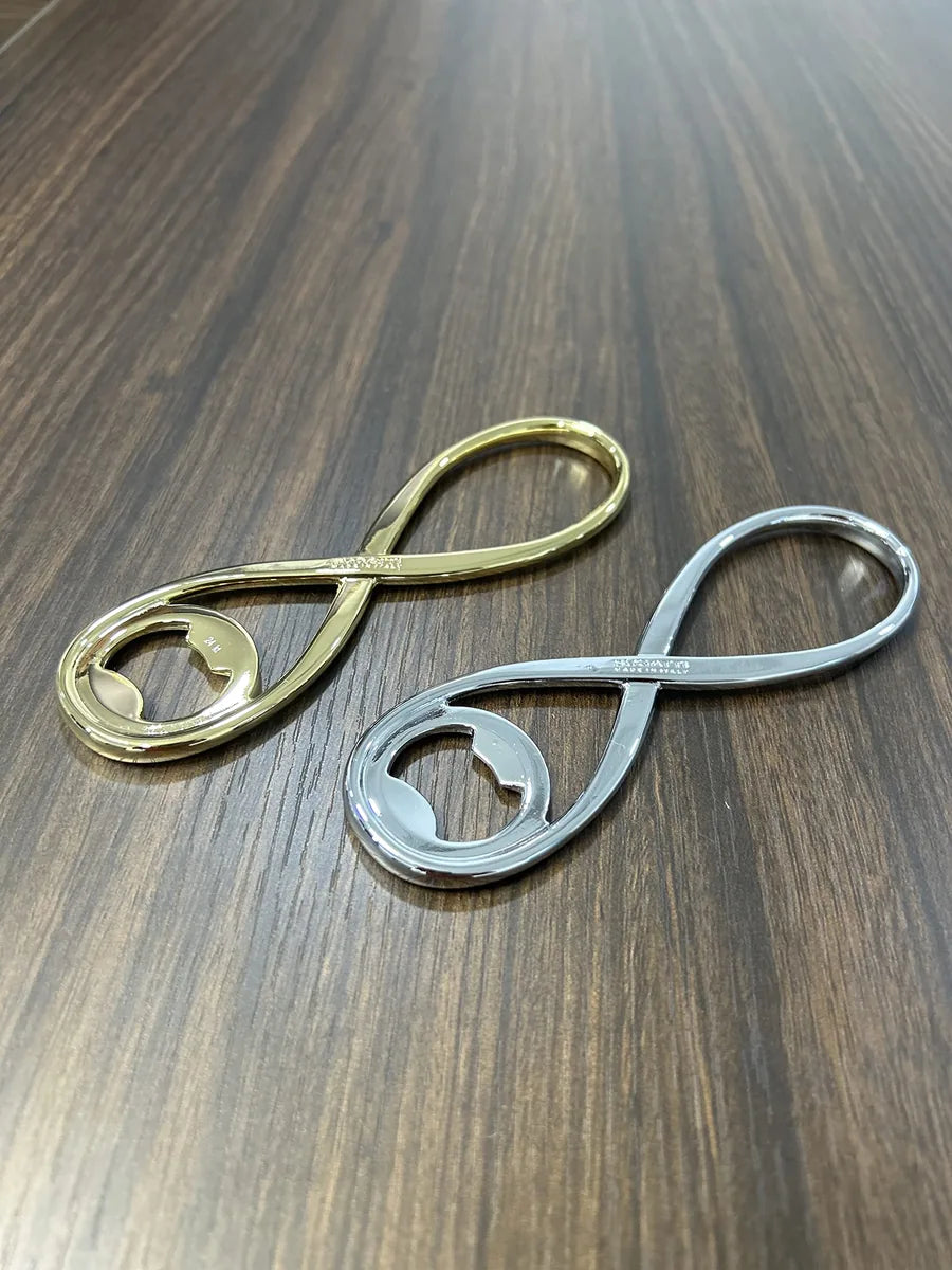 Bugatti Apribottiglie Infinito Argentato Infinity - acciaio cromato