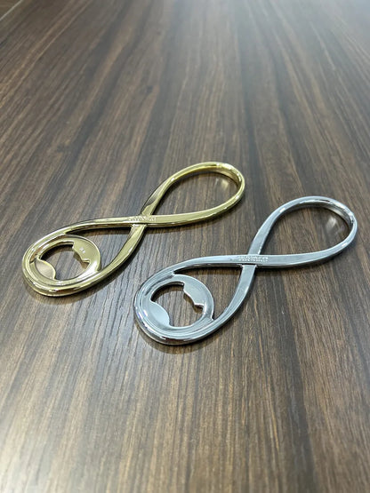 Bugatti Apribottiglie Infinito Argentato Infinity - acciaio cromato