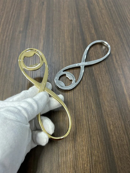 Bugatti Apribottiglie Infinito Argentato Infinity - acciaio cromato