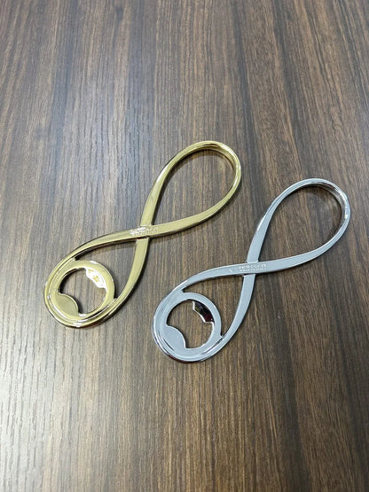 Bugatti Apribottiglie Infinito Argentato Infinity - acciaio cromato