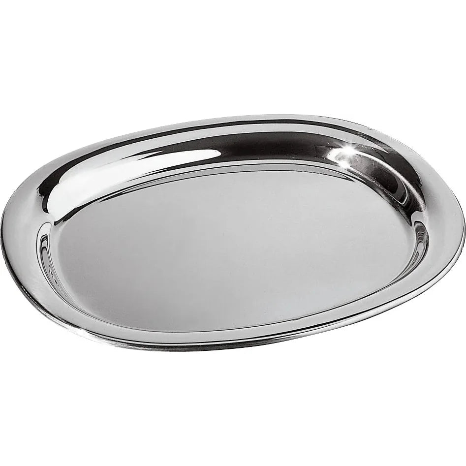 Alessi — JM13/42 L | Piatto da portata in acciaio inox Morrison