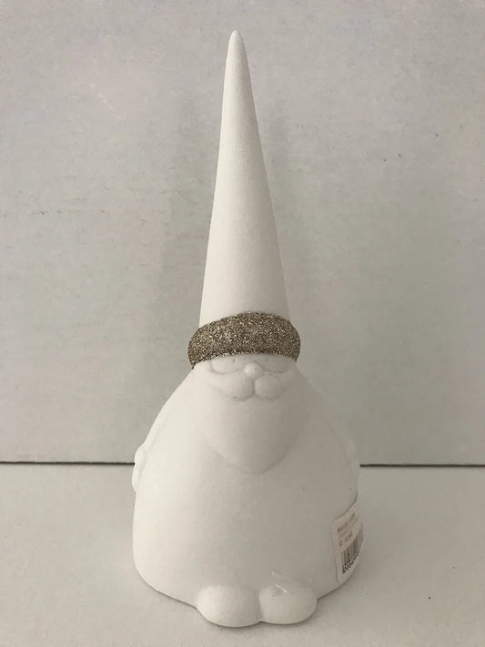 Mascagni Babbo Natale Luminoso 19cm in ceramica rossa - Stilmobili