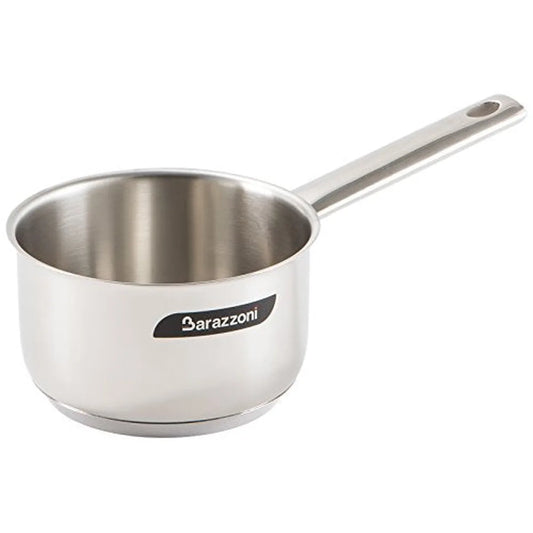 Barazzoni Chef Line tegame pentola coperchio acciaio inox 18/10 finitura lucida e satinata