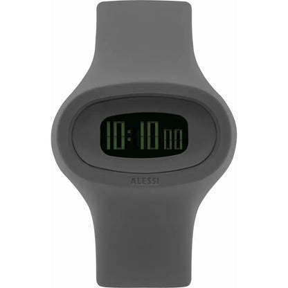 Alessi — Jak AL25005 | Orologio da polso in poliuretano grigio