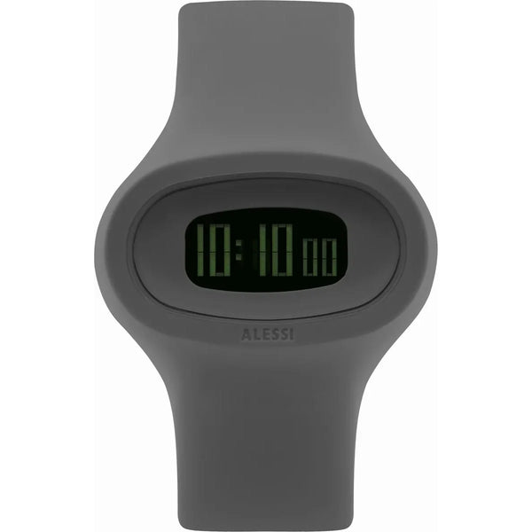 Alessi — Jak AL25005 | Orologio da polso in poliuretano grigio — Alessi