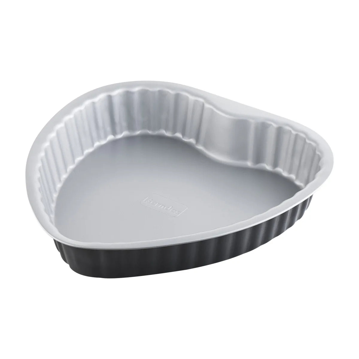 Berndes stampo torta cuore grigio 26cm con rivestimento antiaderente