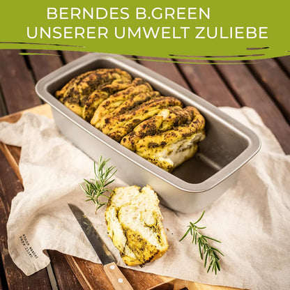 Berndes teglia da forno alluminio riciclato 24x20 cm colore verde antiaderente