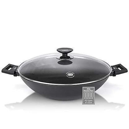 Berndes Wok alluminio forgiato rivestimento antiaderente cucina professionale