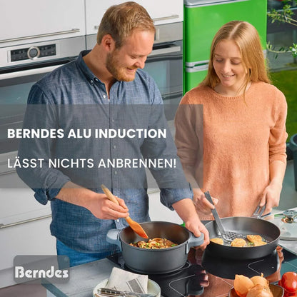 Berndes Wok alluminio forgiato rivestimento antiaderente cucina professionale