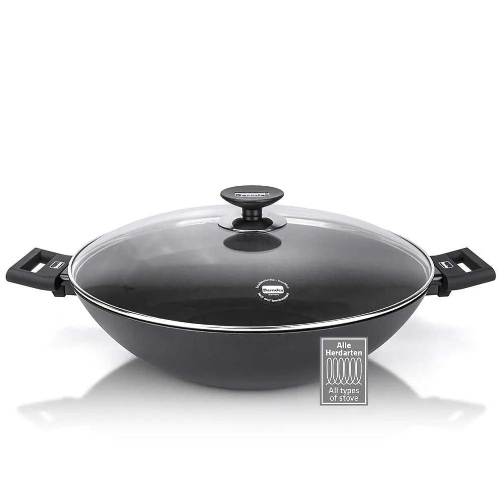 Berndes Wok alluminio forgiato rivestimento antiaderente cucina professionale