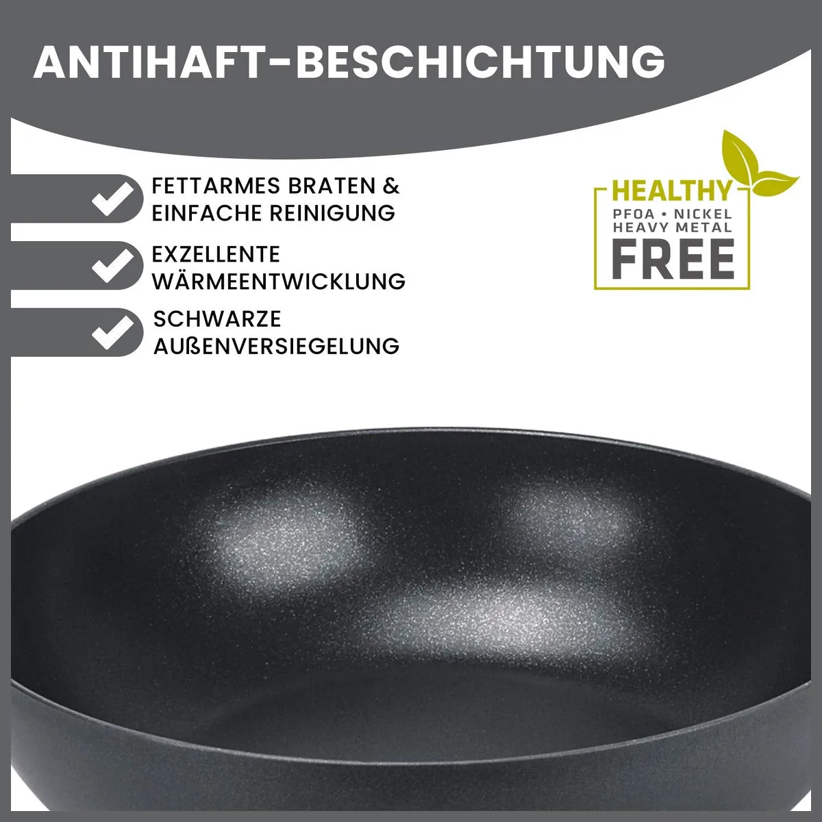 Berndes Wok alluminio forgiato rivestimento antiaderente cucina professionale
