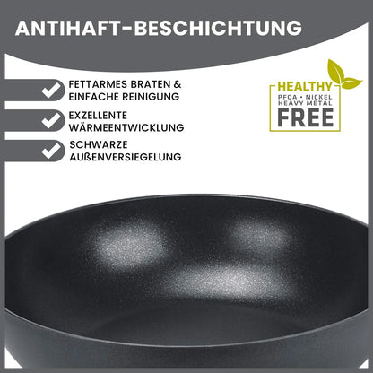 Berndes Wok alluminio forgiato rivestimento antiaderente cucina professionale
