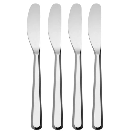 Alessi — Amici BG02/37S4 | Set 4 coltelli da burro in acciaio 18/10