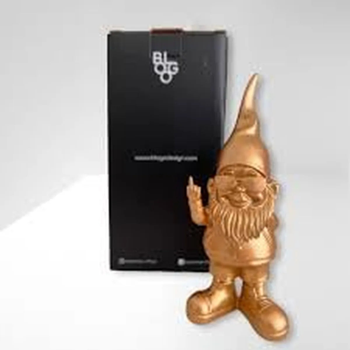 Blogodesign Nano Bernardo Oro 29cm - Complemento d'arredo oro design italiano