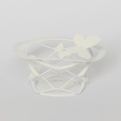 Arti & Mestieri Cestino Butterfly bomboniera ferro battuto design con farfalle