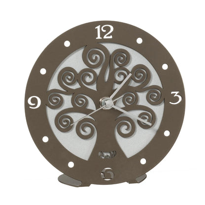 Arti & Mestieri Orologio Bomboniera Albero della Vita ferro design italiano Avorio Bianco Fango