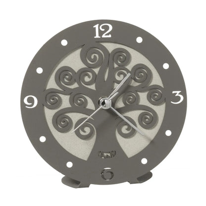 Arti & Mestieri Orologio Bomboniera Albero della Vita ferro design italiano Avorio Bianco Fango
