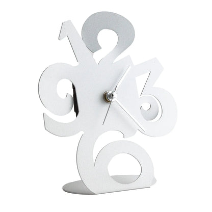 Arti & Mestieri Orologio Plink bomboniera moderna ferro Bianco Sabbia