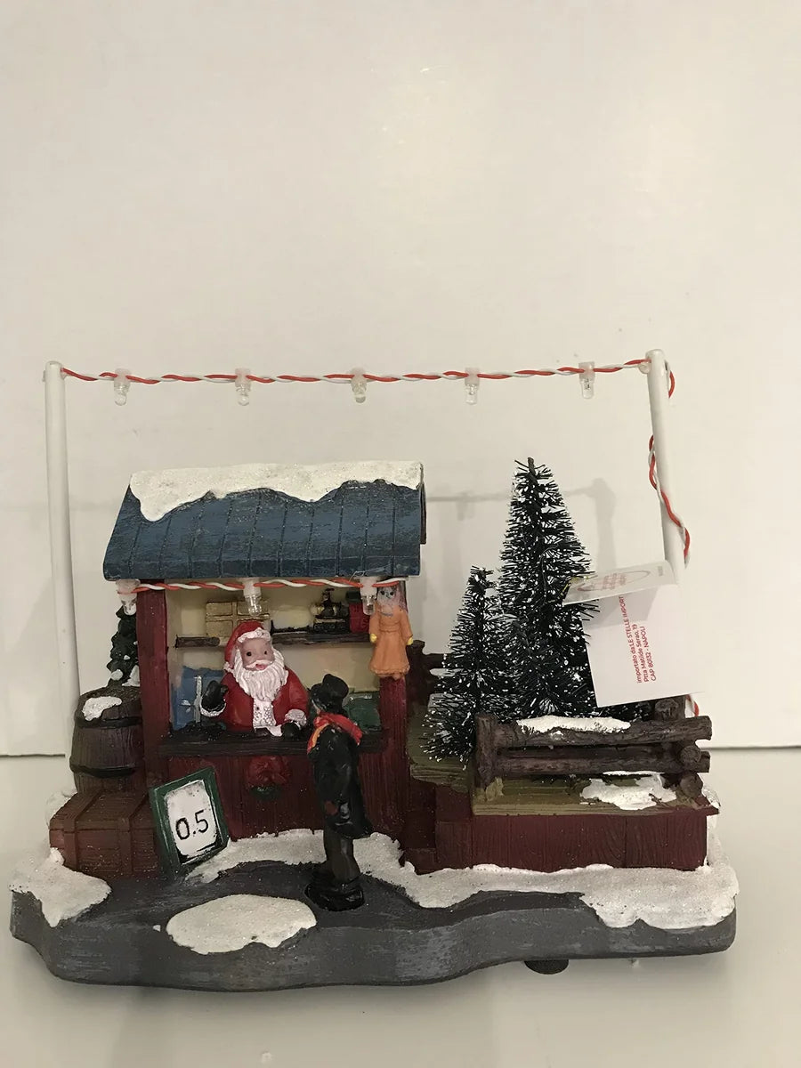 Bomboniere Bottega di Babbo Natale - decorazione natalizia per tavola