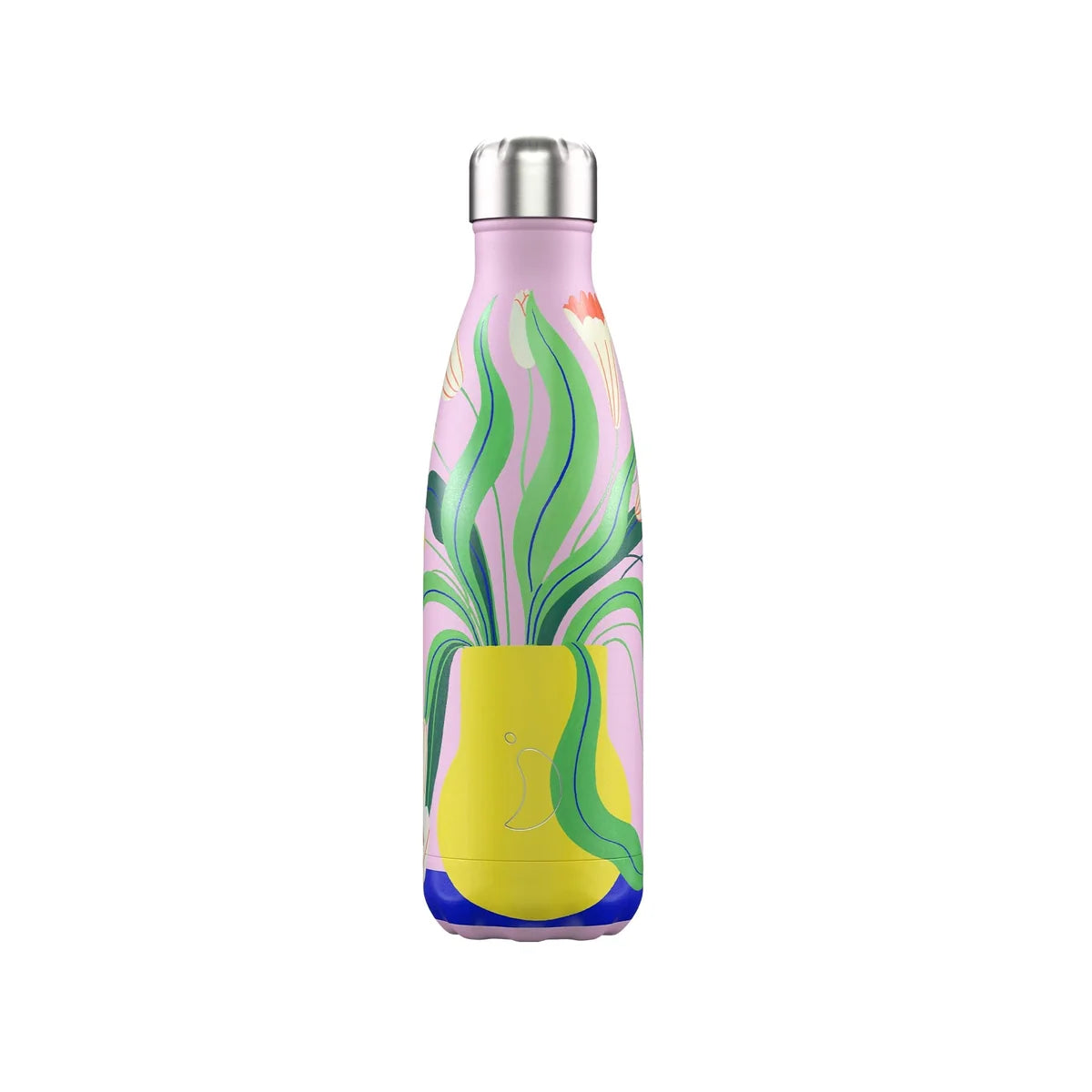 Chilly's bottiglia termica 500ml Wiggling Flowers per bambini, acciaio inossidabile