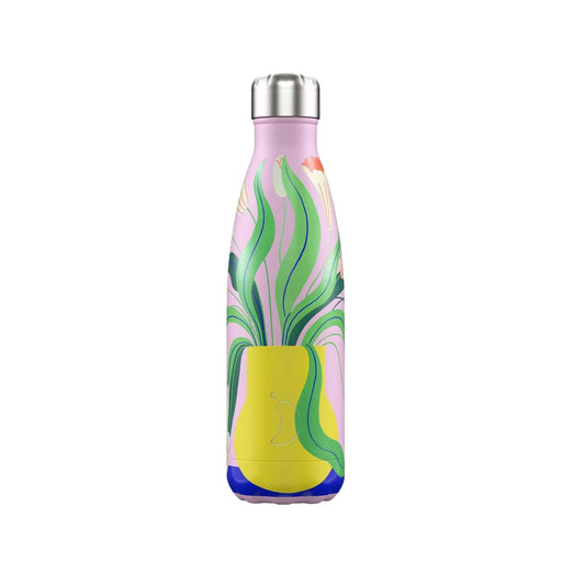 Chilly's bottiglia termica 500ml Wiggling Flowers per bambini, acciaio inossidabile
