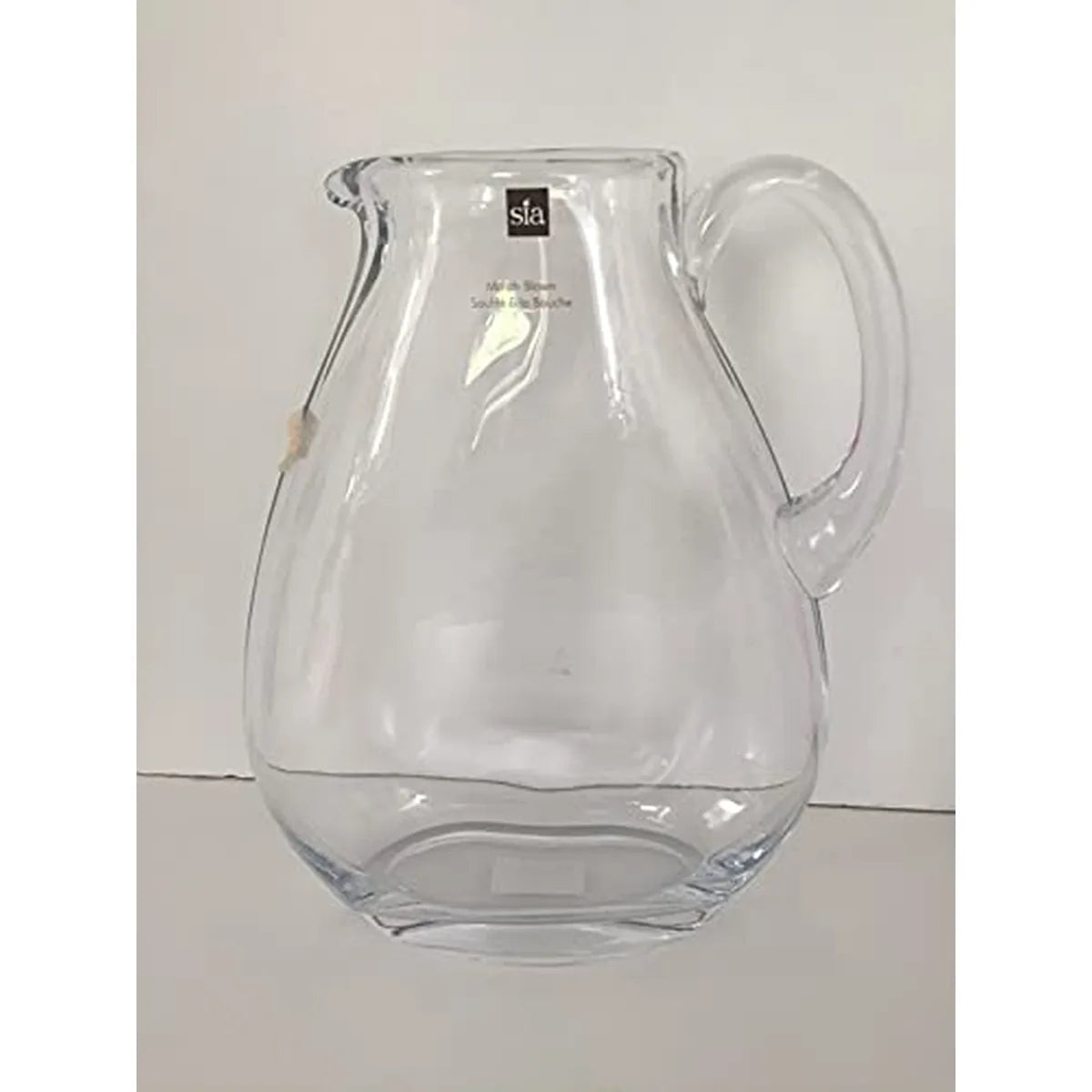 Il mio negozio brocca in vetro spesso soffiato a bocca h 30 cm