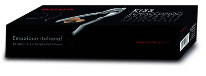 Bugatti Schiaccianoci Kiss in zama e acciaio inox, design moderno cromato