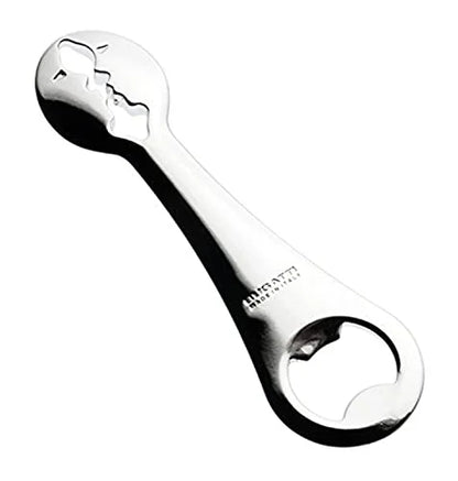 Bugatti Apribottiglie Kiss acciaio inox, design moderno e funzionale