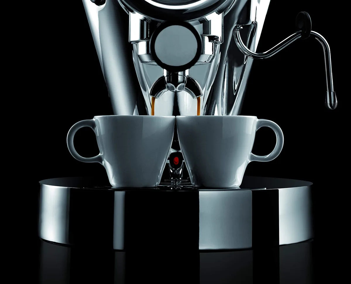 Bugatti Diva Evolution macchina espresso nero opaco alluminio acciaio inox