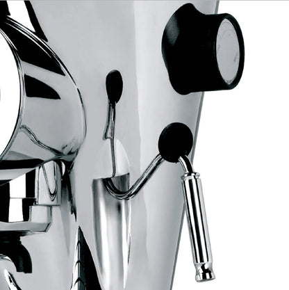 Bugatti Diva macchina espresso arancione alluminio acciaio inox pressione 15 bar