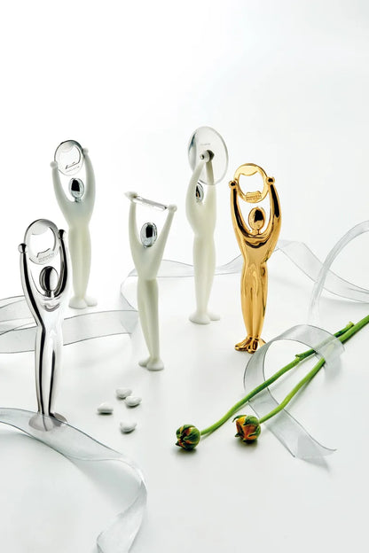 Bugatti Gym Apribottiglia Gold 24kt - acciaio inossidabile con finitura oro 24 carati