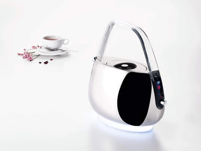 Bugatti Jaqueline bollitore elettrico 1.2L acciaio inox con display digitale e base luminosa