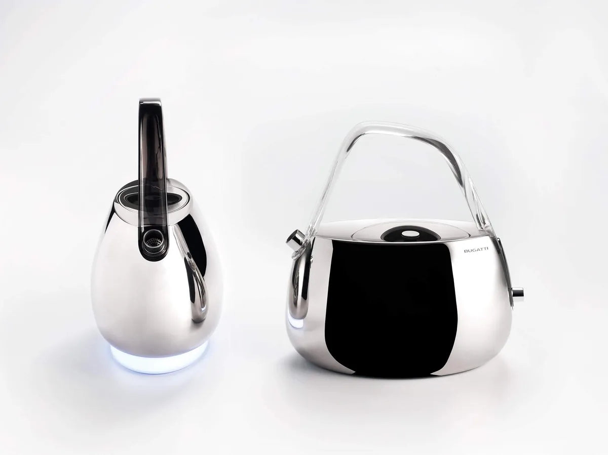 Bugatti Jaqueline bollitore elettrico 1.2L acciaio inox con display digitale e base luminosa