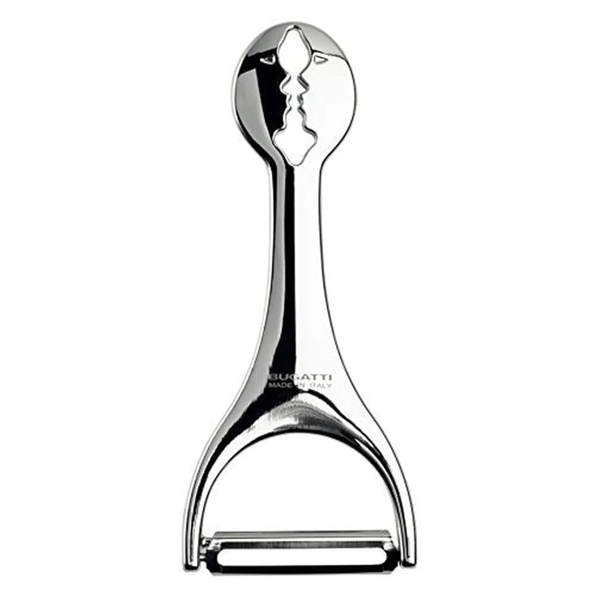 Bugatti Pelatutto Kiss argento - utensile cucina design italiano