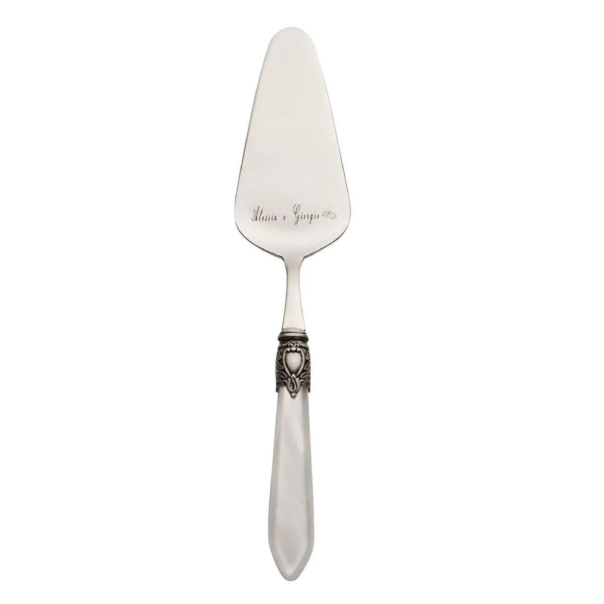 Bugatti Pala Torta Oxford Bianco - utensile da cucina in acciaio inossidabile