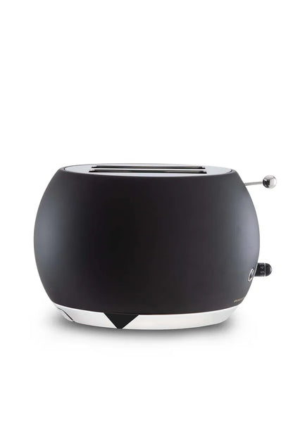 Bugatti Romeo tostapane acciaio inox design curvilineo nero
