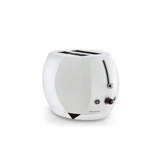 Bugatti Romeo tostapane acciaio inox design curvilineo nero