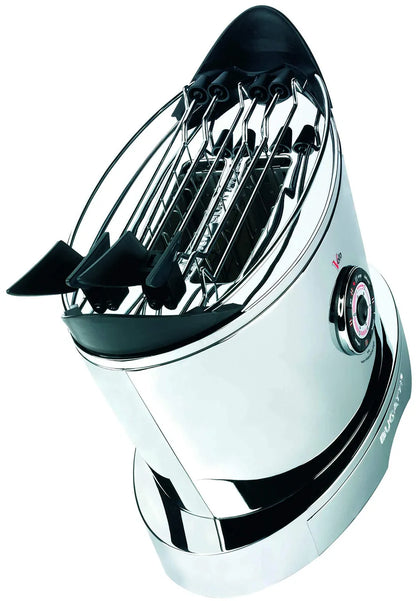 Bugatti tostapane elettrico Volo nero opaco design italiano