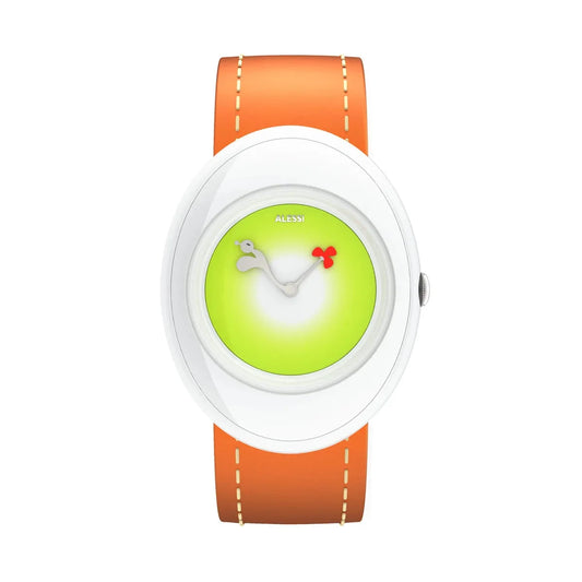 Alessi — Millennium Jr. AL20003 | Orologio da polso resina bianca e ar