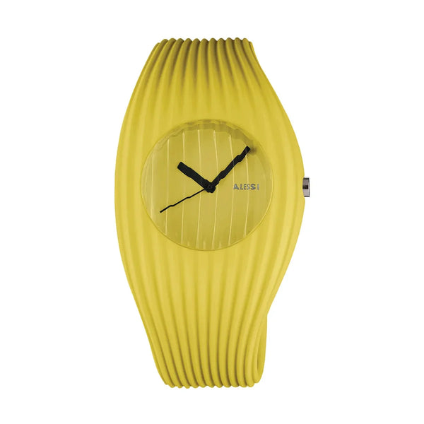 Alessi — Grow Watch AL26002 | Orologio da polso in poliuretano giallo — Alessi