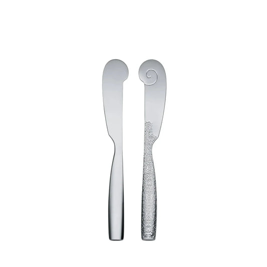 Alessi — Dressed MW03/37 | Coltello burro acciaio con decoro