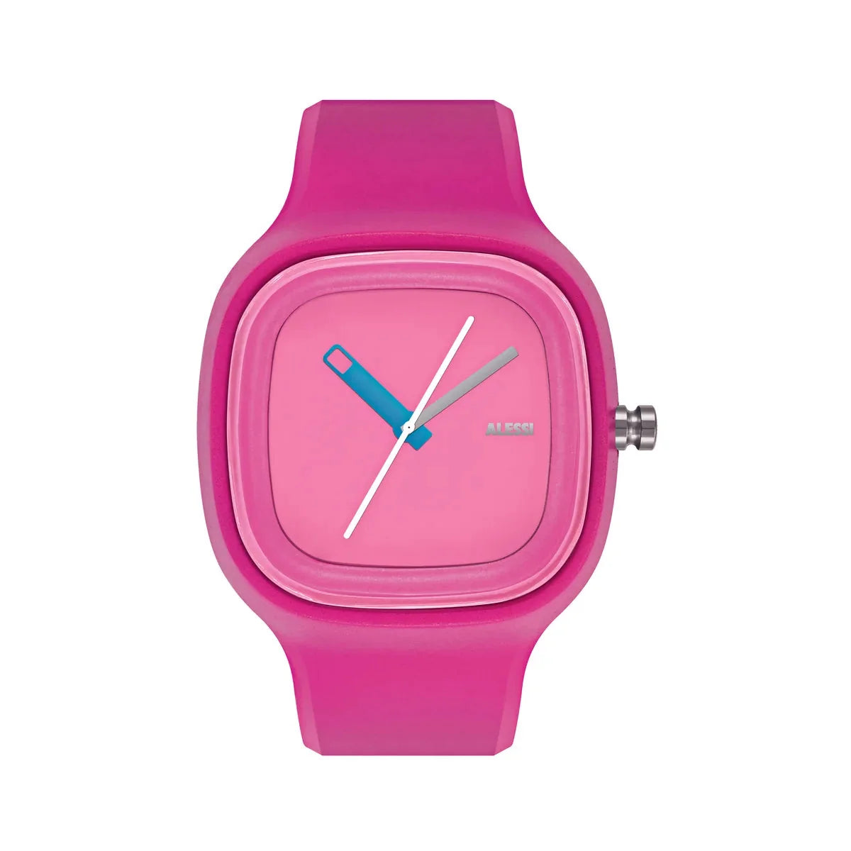 Alessi — Kaj AL10014 | Orologio da polso in poliuretano rosa