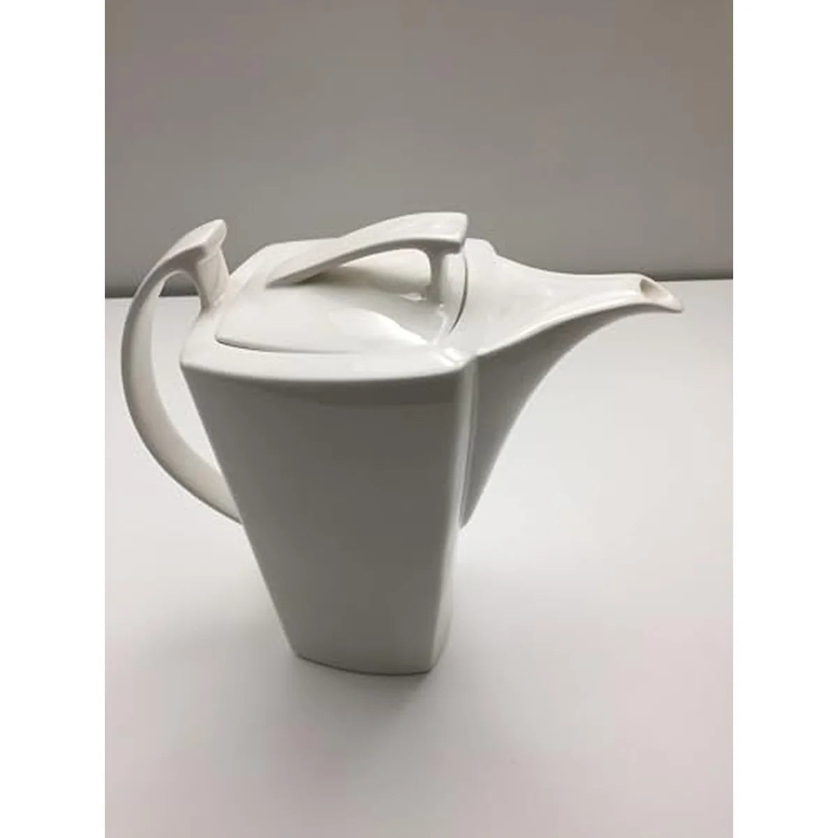 Il mio negozio caffettiera teiera porcellana bianca 13x23x22 cm design italiano