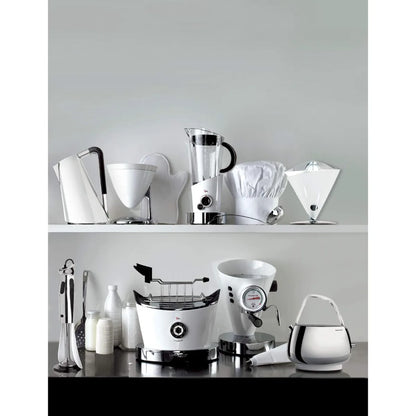Bugatti macchina per espresso bianco acciaio inossidabile 15 bar