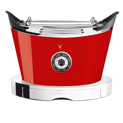 Bugatti Tostapane Rosso acciaio inossidabile - Design tedesco per cucina
